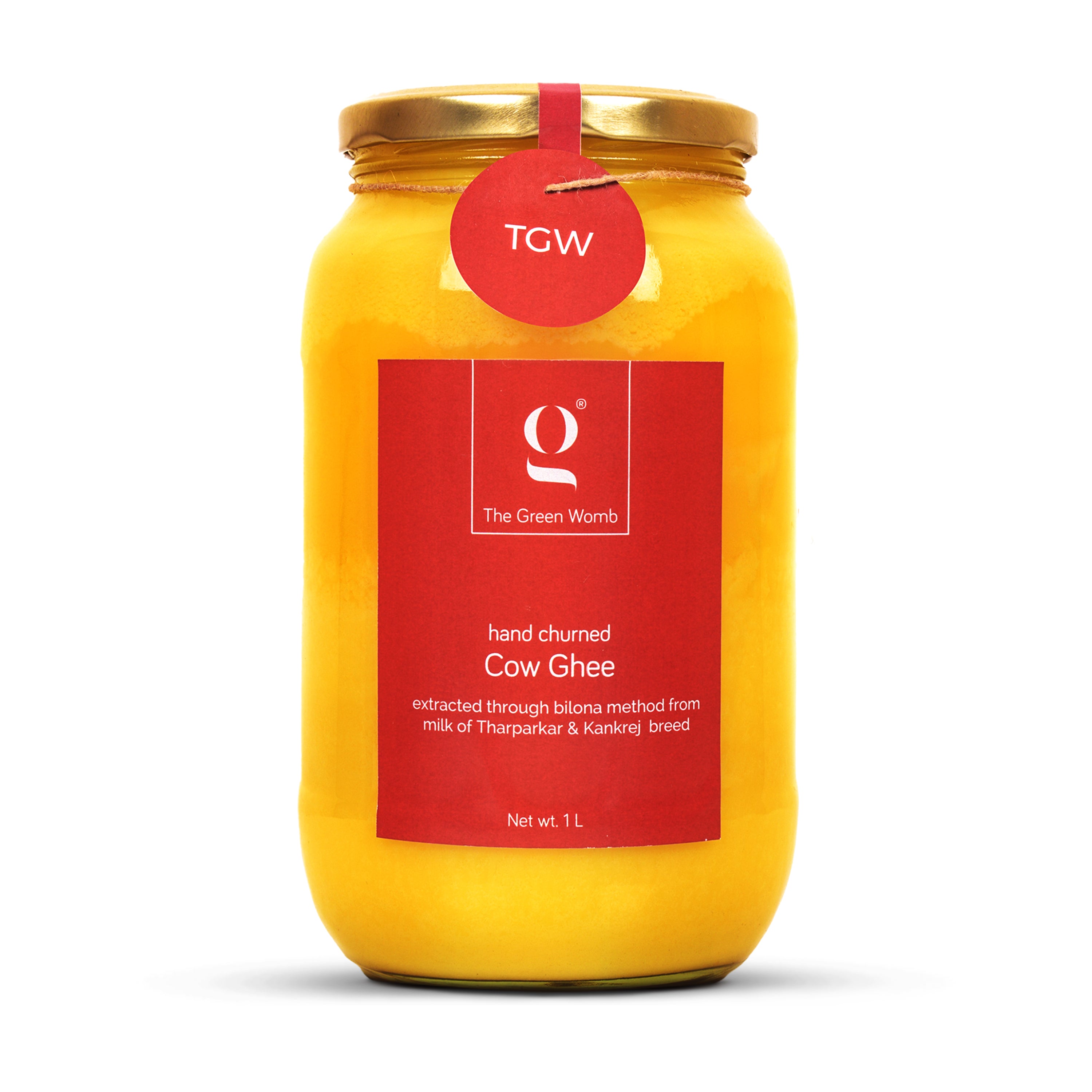 Wood Pressed Organic Hand Churned A2 Cow Ghee