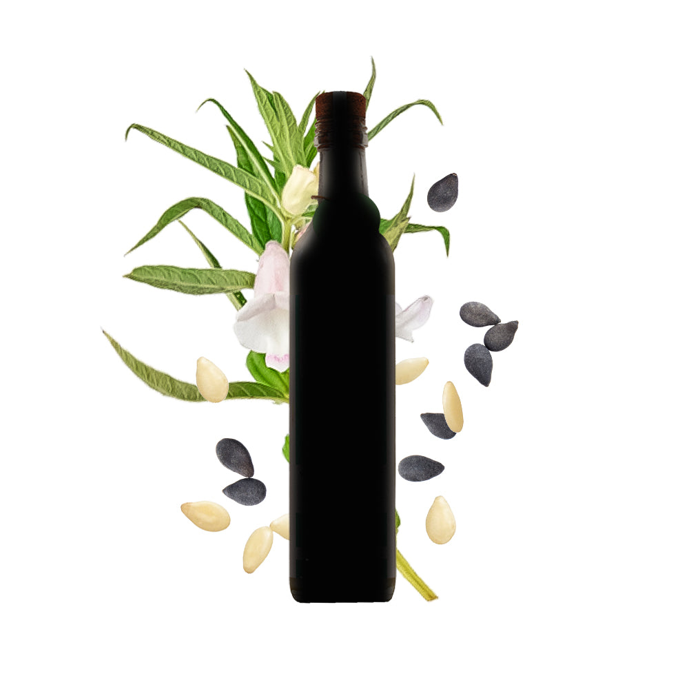 Wood Pressed Organic & Pure Sesame Oil