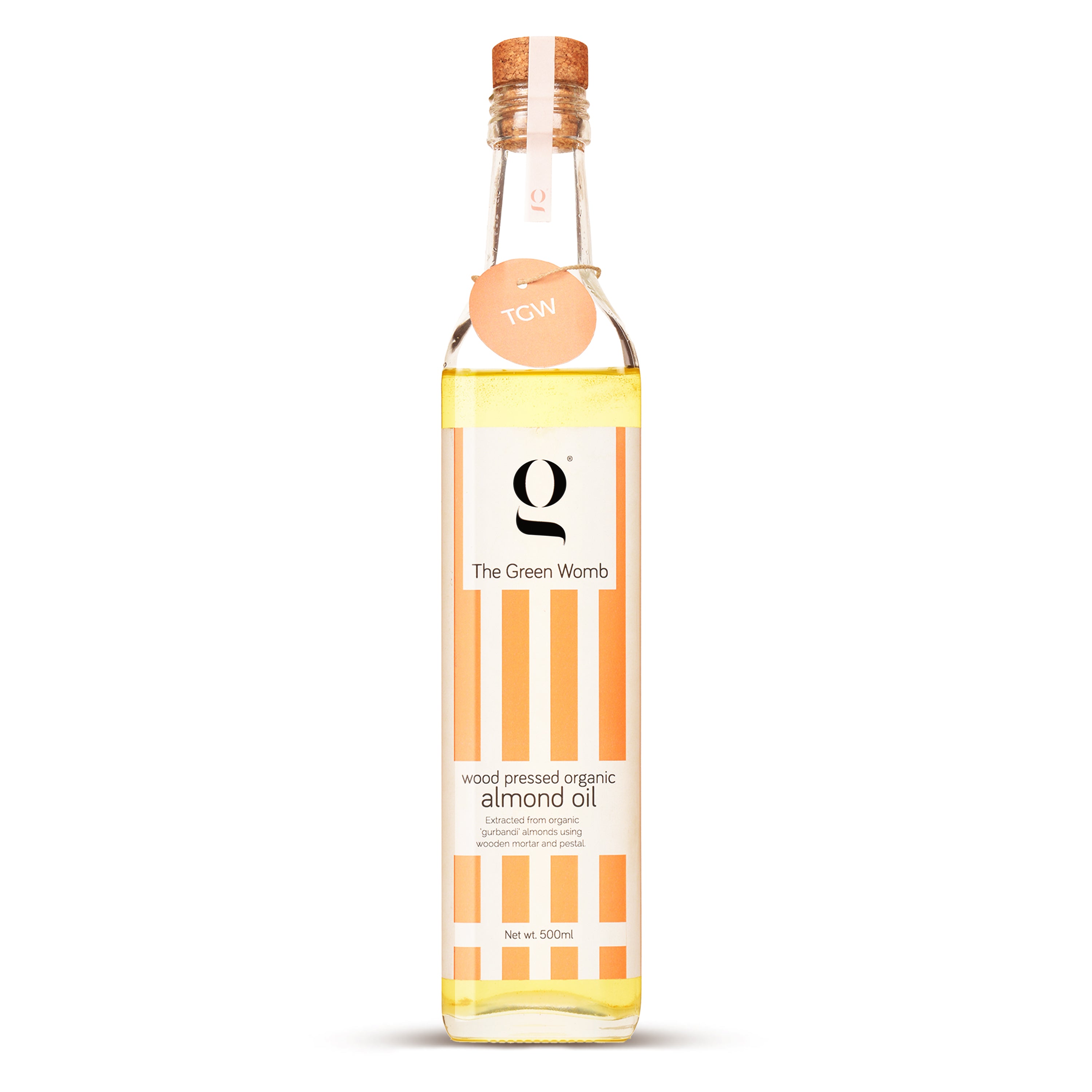 Wood Pressed Organic Almond Oil