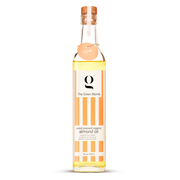 Wood Pressed Organic Almond Oil