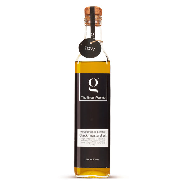 Wood Pressed Organic Black Mustard Oil