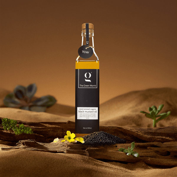 Wood Pressed Organic Black Mustard Oil