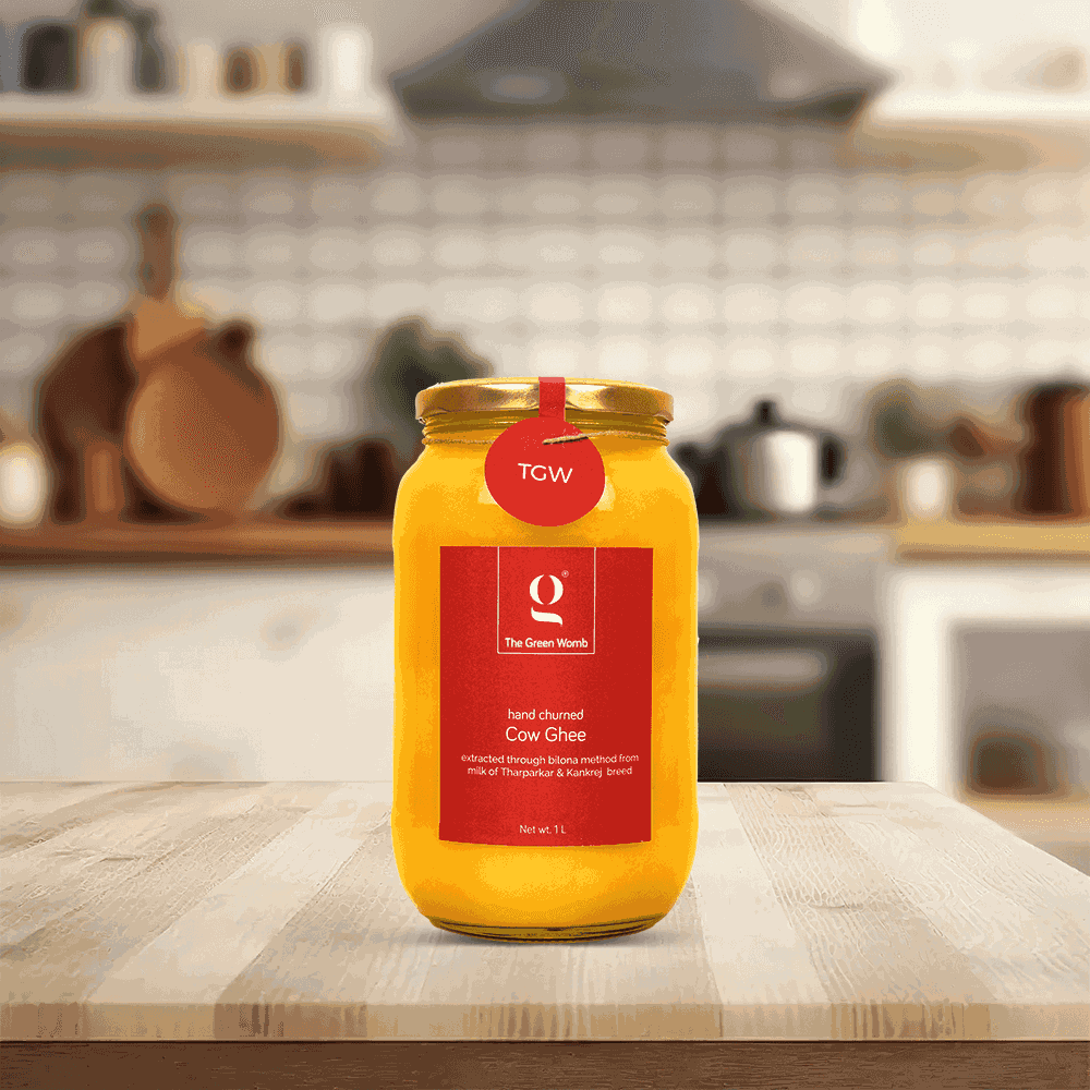 Wood Pressed Organic Hand Churned A2 Cow Ghee