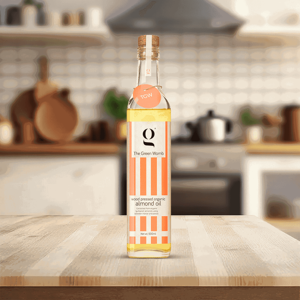 Wood Pressed Organic Almond Oil