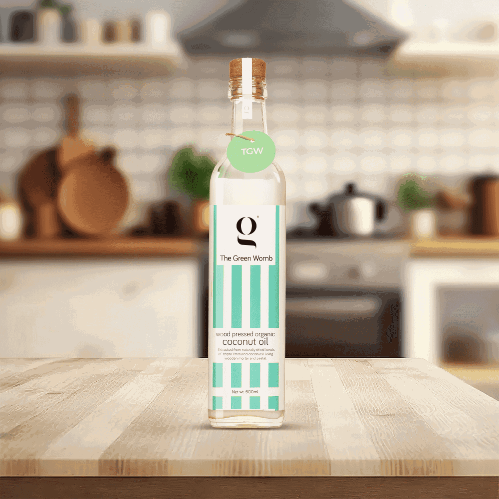 Wood Pressed Organic Coconut Oil