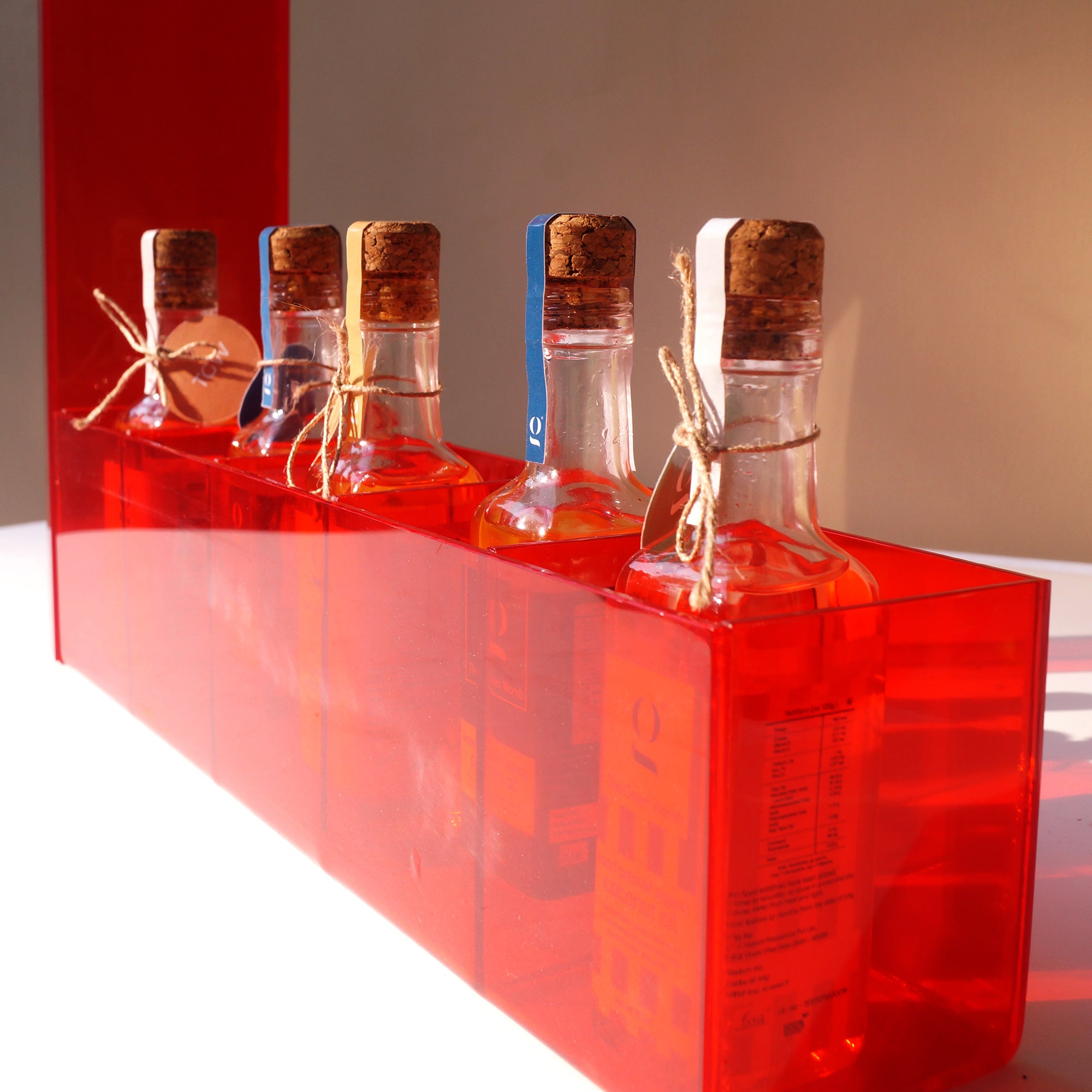Red Acrylic Box