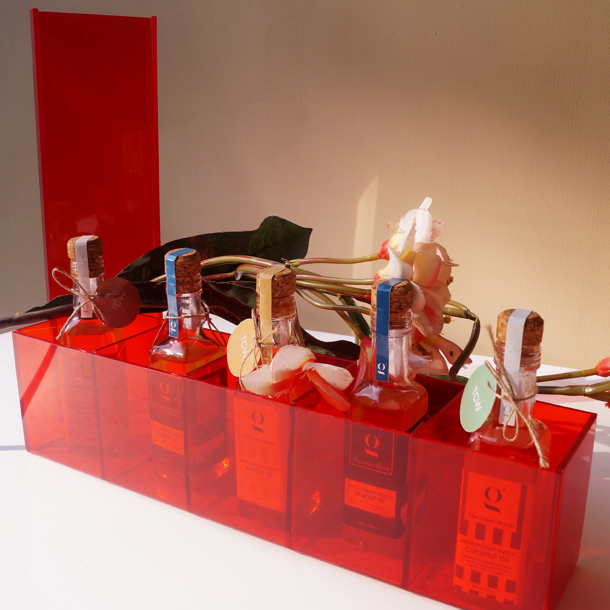 Red Acrylic Box