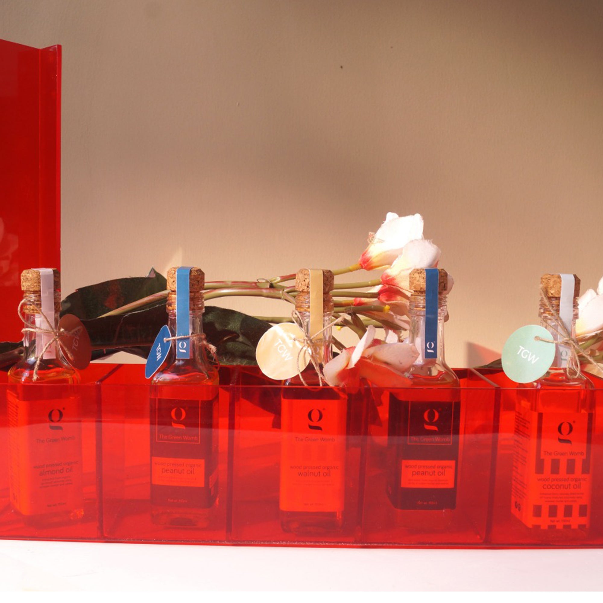 Red Acrylic Box