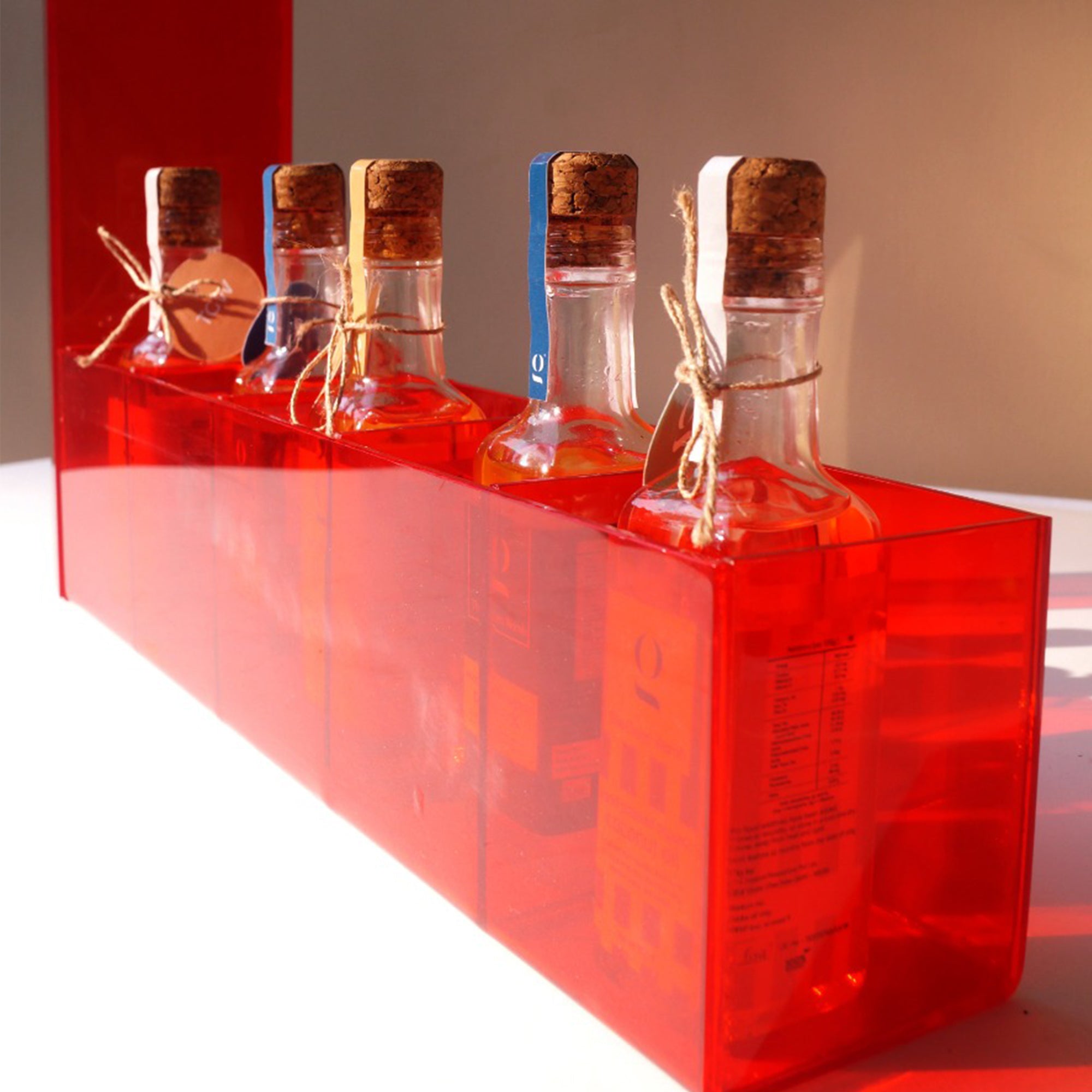 Red Acrylic Box