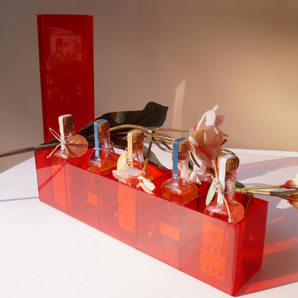Red Acrylic Box