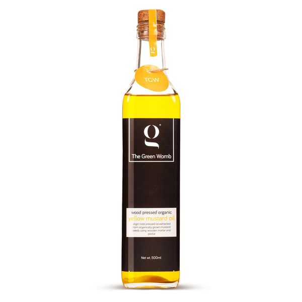 Wood Pressed Organic Yellow Mustard Oil